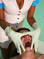 Dominant ebony dentist