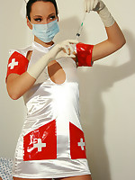 Latex gloved medical examination picture #6