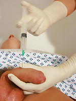 Latex gloved medical examination picture #8